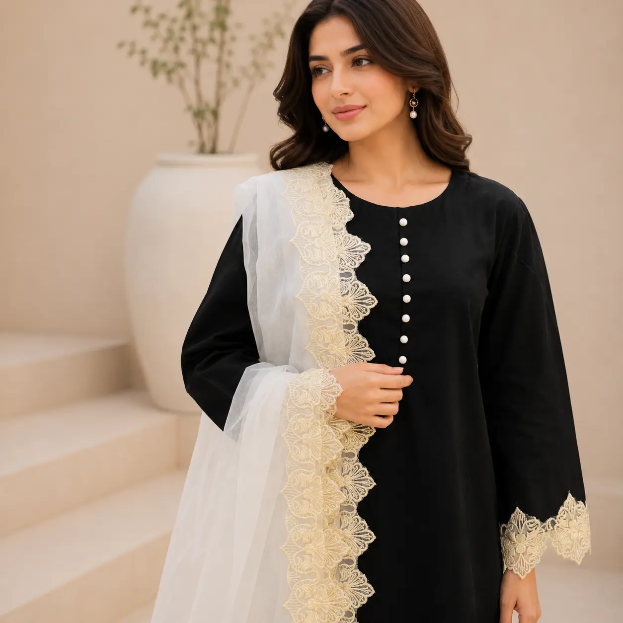 Zaavra Pearl Noir 3-Piece Set - Image 3