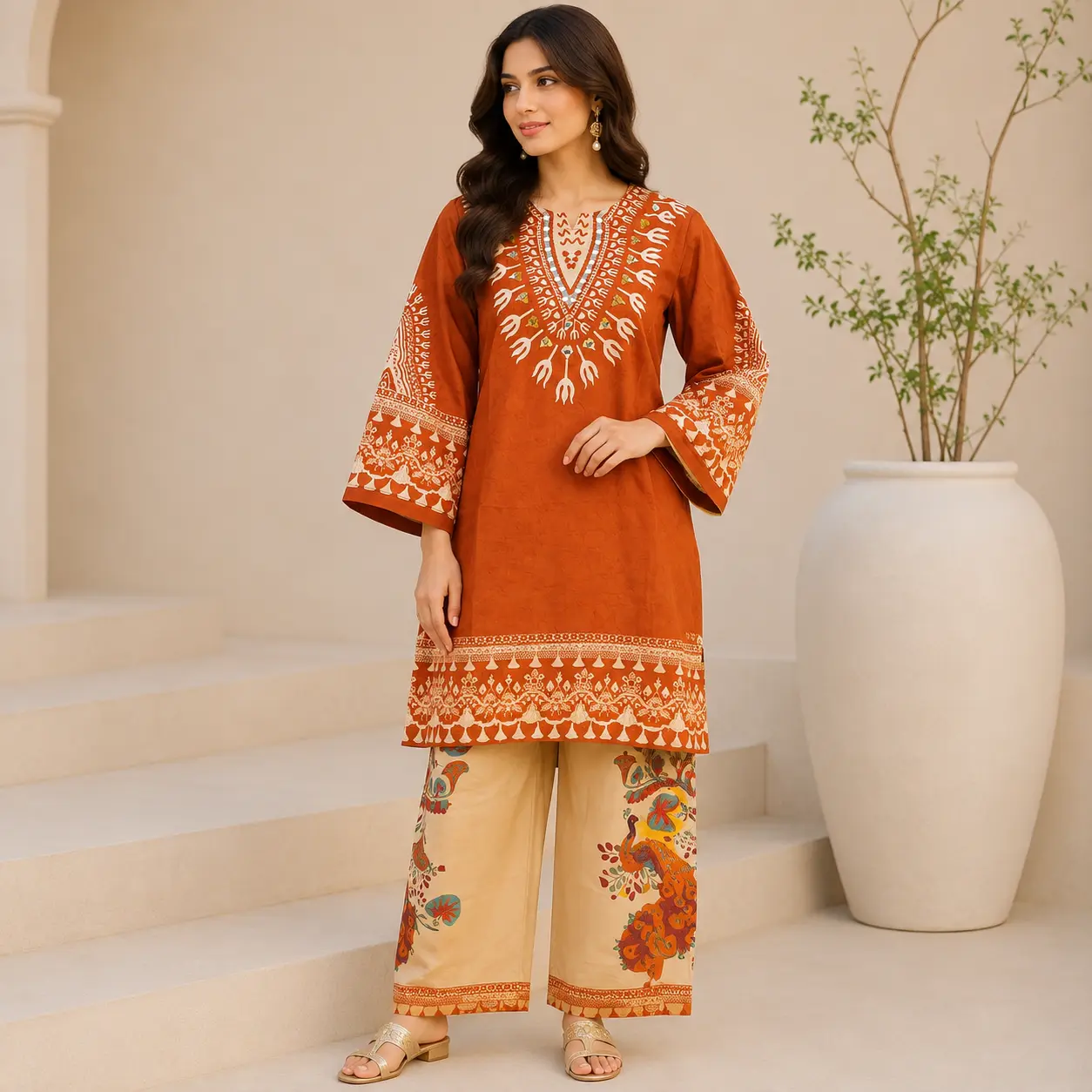 Zaavra Rustic Charm 2-Piece Lawn