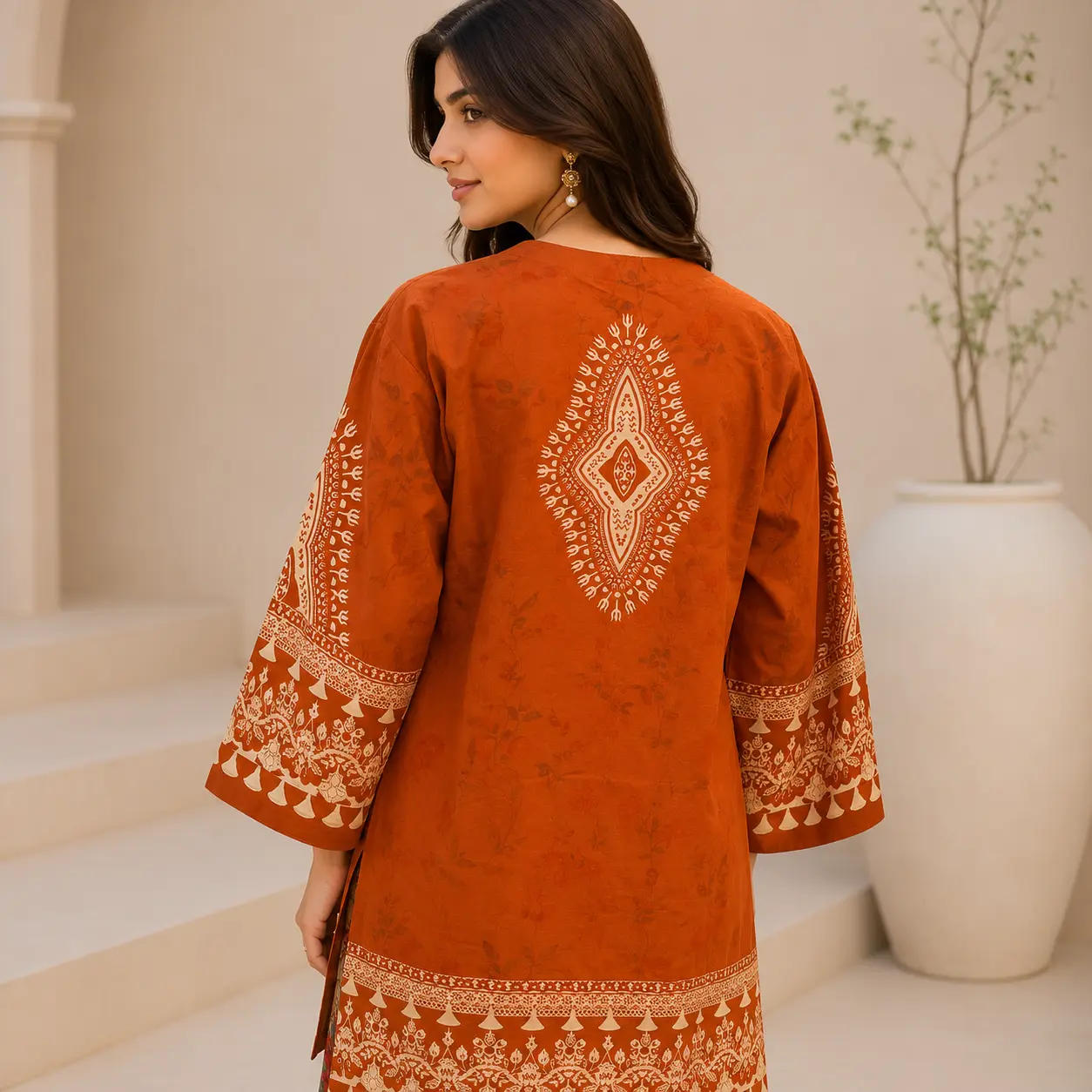 Zaavra Rustic Charm 2-Piece Lawn - Image 2