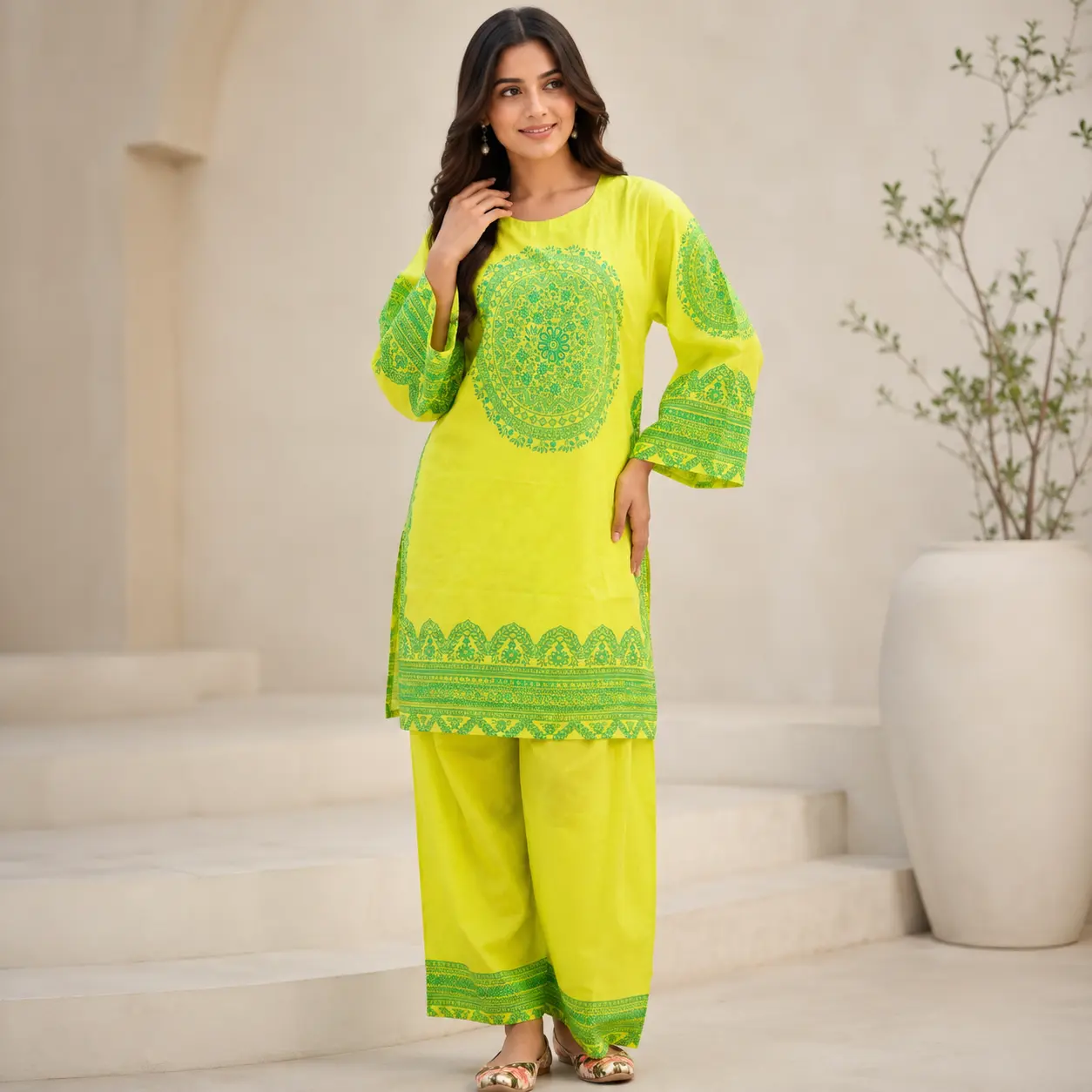 Printed 2-Piece Lawn Suit